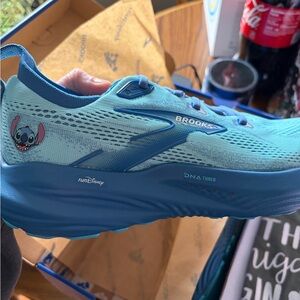 Brooks Light Blue Running Shoes with Character Accent